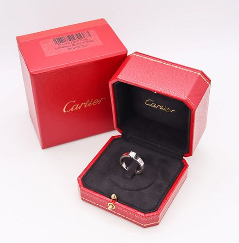 Cartier Paris Love engagement Ring In 18Kt Gold With 0.50Ct Diamond