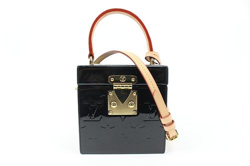 Louis Vuitton Bleecker Box NM Bag Monogram Vernis Black 23217234