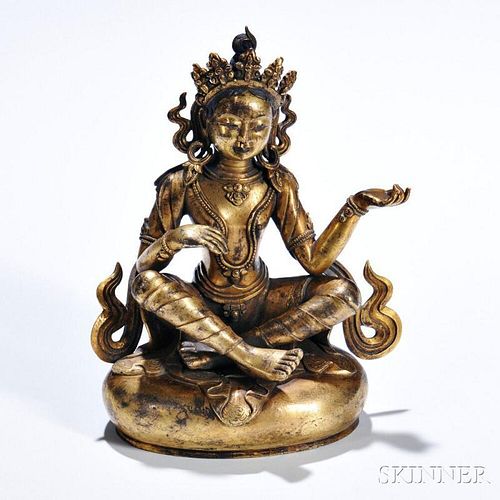 Gilt-bronze Figure of Tara
