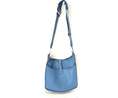 HermÃ¨s Blue Evelyne Shoulder Bag