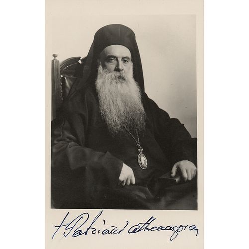 Athenagoras I of Constantinople Signed Photograph