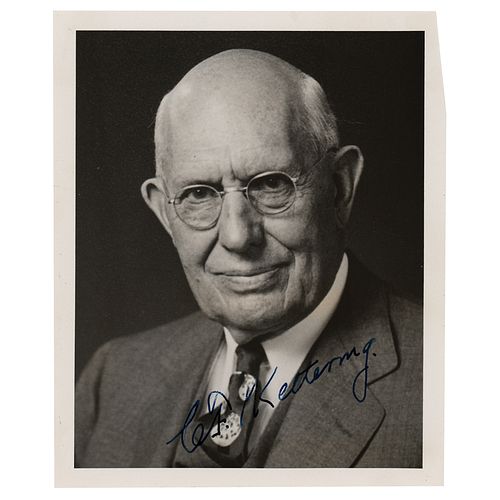 Charles F. Kettering Signed Photograph