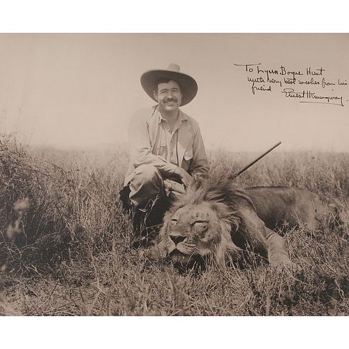 Ernest Hemingway Signed Photograph