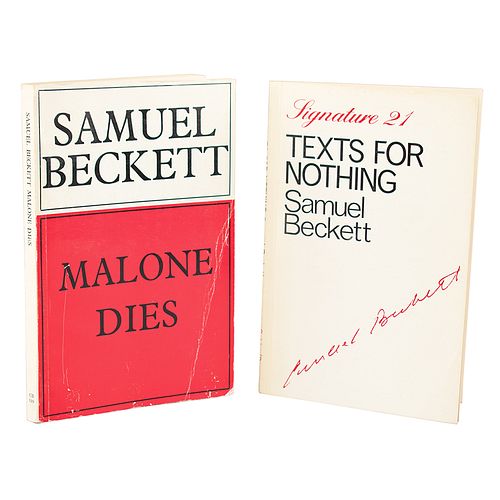 Samuel Beckett (2) Signed Books