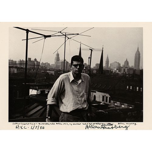 Allen Ginsberg Signed Photograph