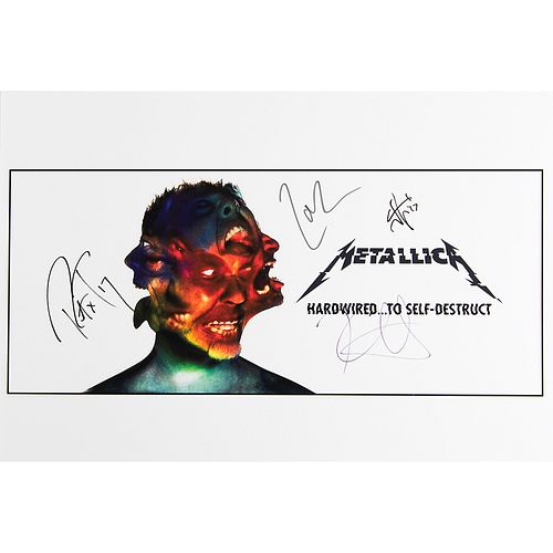Metallica Signed Print