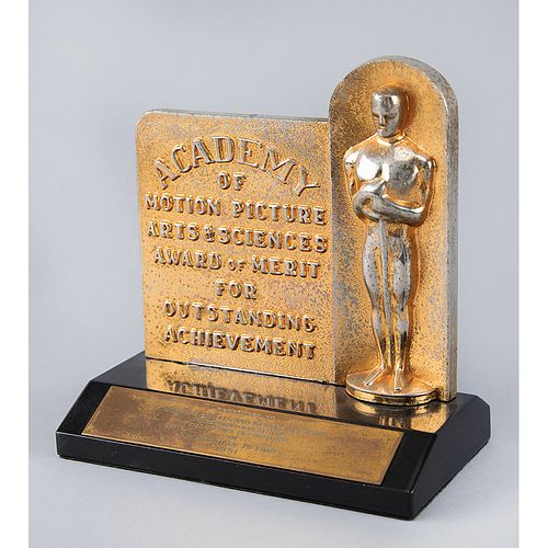 Academy Award Plaque: Set Decoration for An American in Paris (1951)