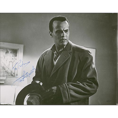 Harry Belafonte Signed Photograph