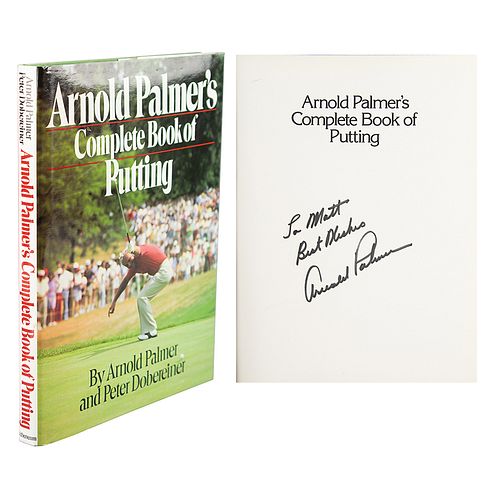 Arnold Palmer Signed Book