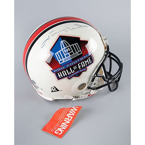Johnny Unitas Signed Football Helmet