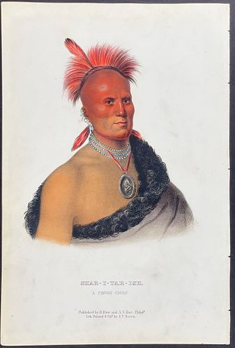 McKenney & Hall - Shar-I-Tar-Ish, a Pawnee Chief