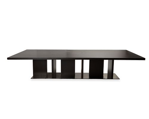 A large Minotti dining table