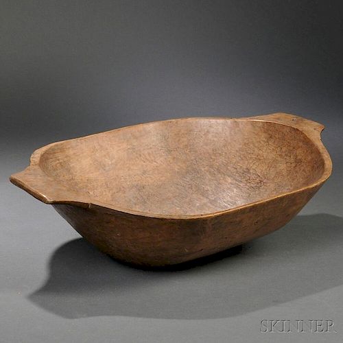 Carved Maple Bowl