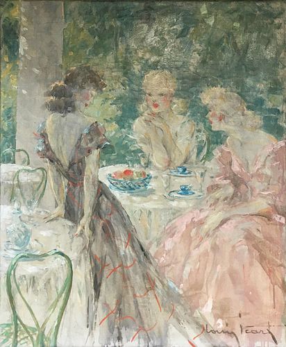Louis Icart - Three for Lunch