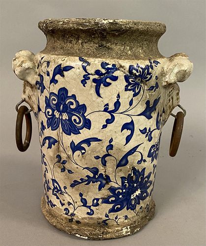 16th C Middle Eastern Stoneware Apothecary Jar