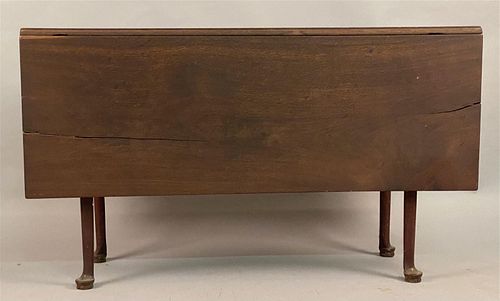 Queen Anne Mahogany Drop Leaf Table