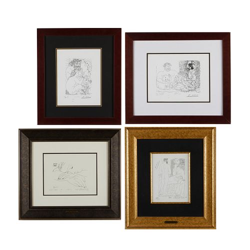 4 After Picasso Lithographs "Suite Vollard"