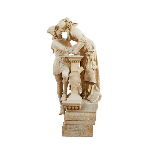 Alabaster Romeo & Juliet Sculpture