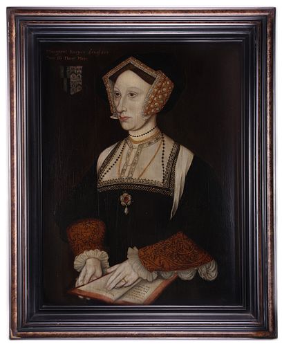 After Hans Holbein Margaret Roper Oil on Panel