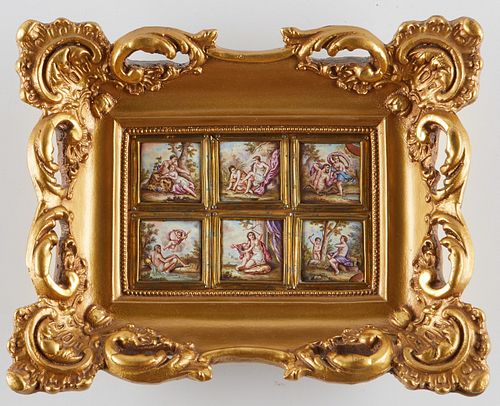 French Enamel Miniatures on Copper