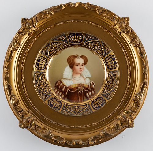 Royal Vienna Cabinet Plate by Wagner Margaret de Valois