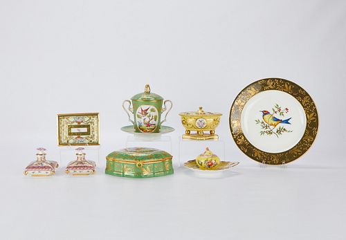 9 Le Tallec French Porcelain Pieces