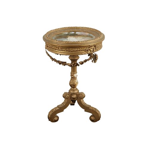Sevres Style Charger in Louis XVI Style Table