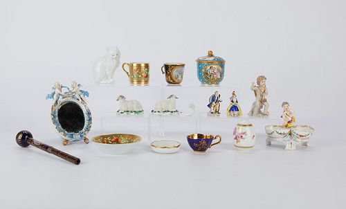 16 Porcelain Figurines Sevres, KPM, Others