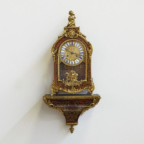 Extravagant Boulle Gilded Bracket Clock