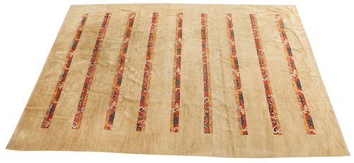 Chinese Tibetan Art Deco Carpet