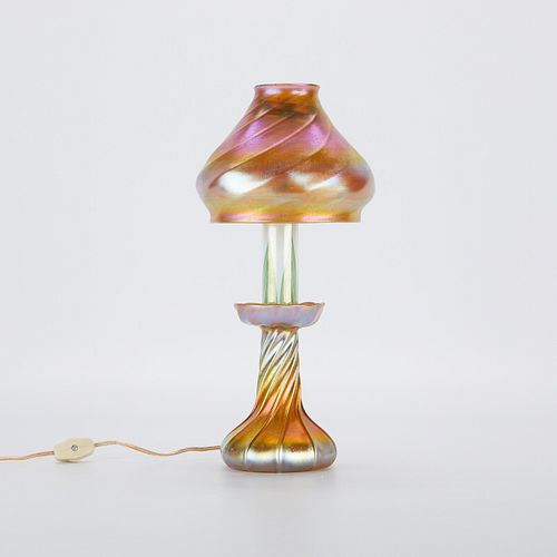Louis Comfort Tiffany Favrile Glass Lamp