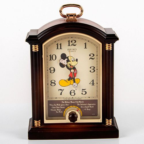 Seiko Quartz Disney Mickey Mouse Musical Alarm Clock