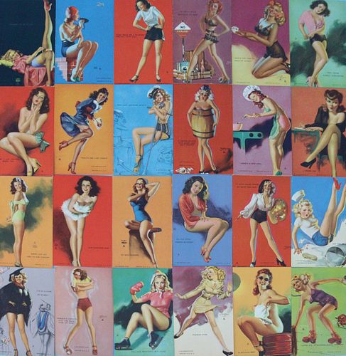 A Group of 200 Mutoscope Pinup Cards