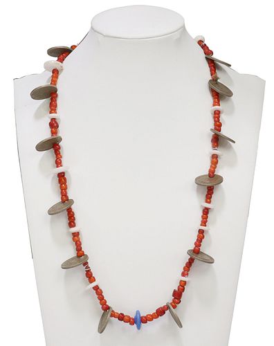 GUATEMALAN CHACHAL COIN & TRADE NECKLACE