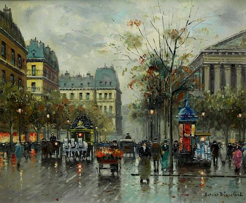 BLANCHARD, Antoine. Oil on Canvas. Parisian