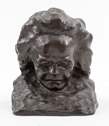 Deprez Beethoven Bronze Bust Sculpture