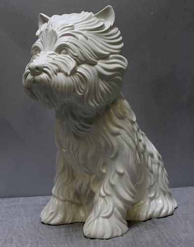 KOONS, Jeff. Porcelain " Puppy" (Vase), 1998.