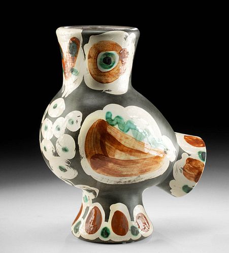 Picasso Hibou des Bois (Owl) Ceramic Vase (1968)
