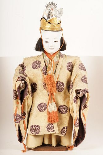 Isho Ningyo Doll w Crane Headress