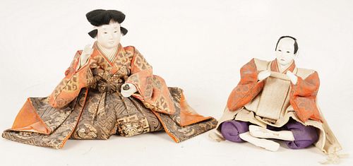 Two Japanese Display Dolls