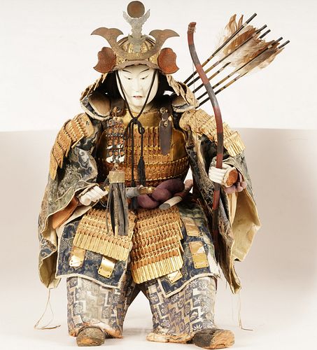 Japanese Ningyo Doll Samurai Doll
