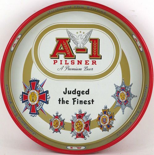 1953 A-1 Pilsner Beer 13 inch tray Phoenix, Arizona