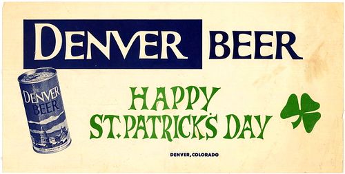 1967 Denver Beer poster Denver, Colorado