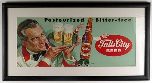 1958 Falls City Beer trolley sign Louisville, Kentucky