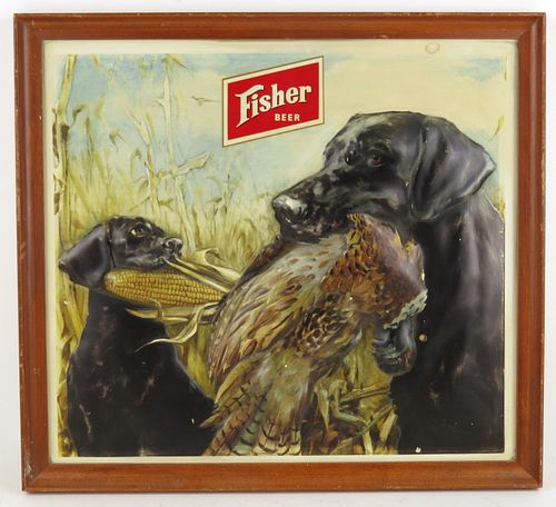 1958 Fisher Beer "Black Lab" Salt Lake City, Utah