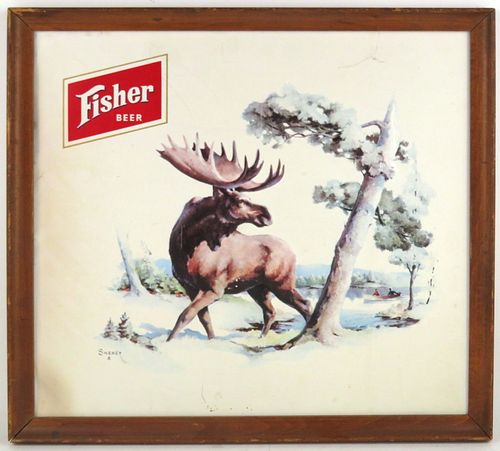 1958 Fisher Beer "Bull Moose" Salt Lake City, Utah
