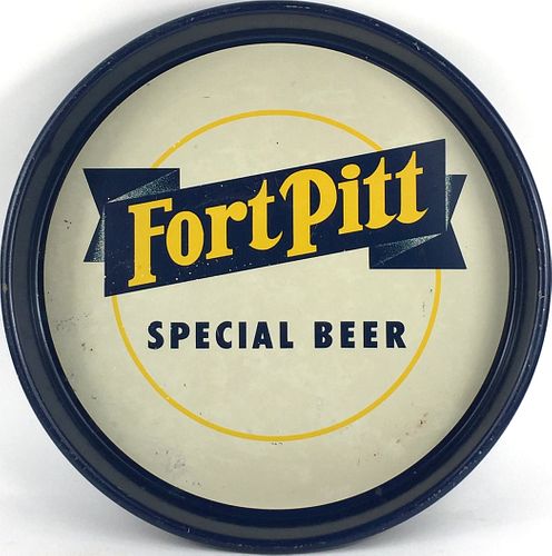 1946 Fort Pitt Special Beer 13 inch tray Jeannette, Pennsylvania