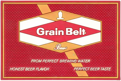 1967 Grain Belt Beer Bar Mat Minneapolis, Minnesota