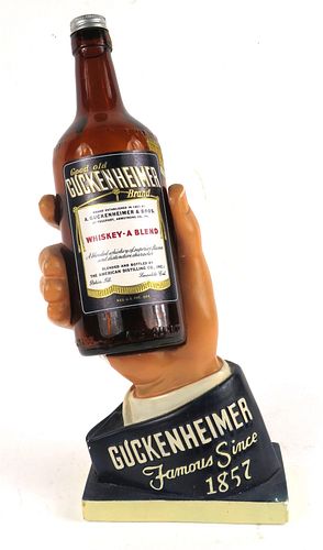 1940 Guckenheimer Whiskey Right Hand Freeport, Pennsylvania