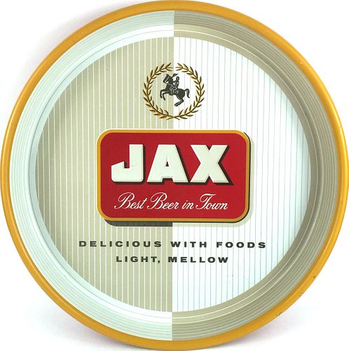 1950 Jax Beer (grey) 13 inch tray New Orleans, Louisiana